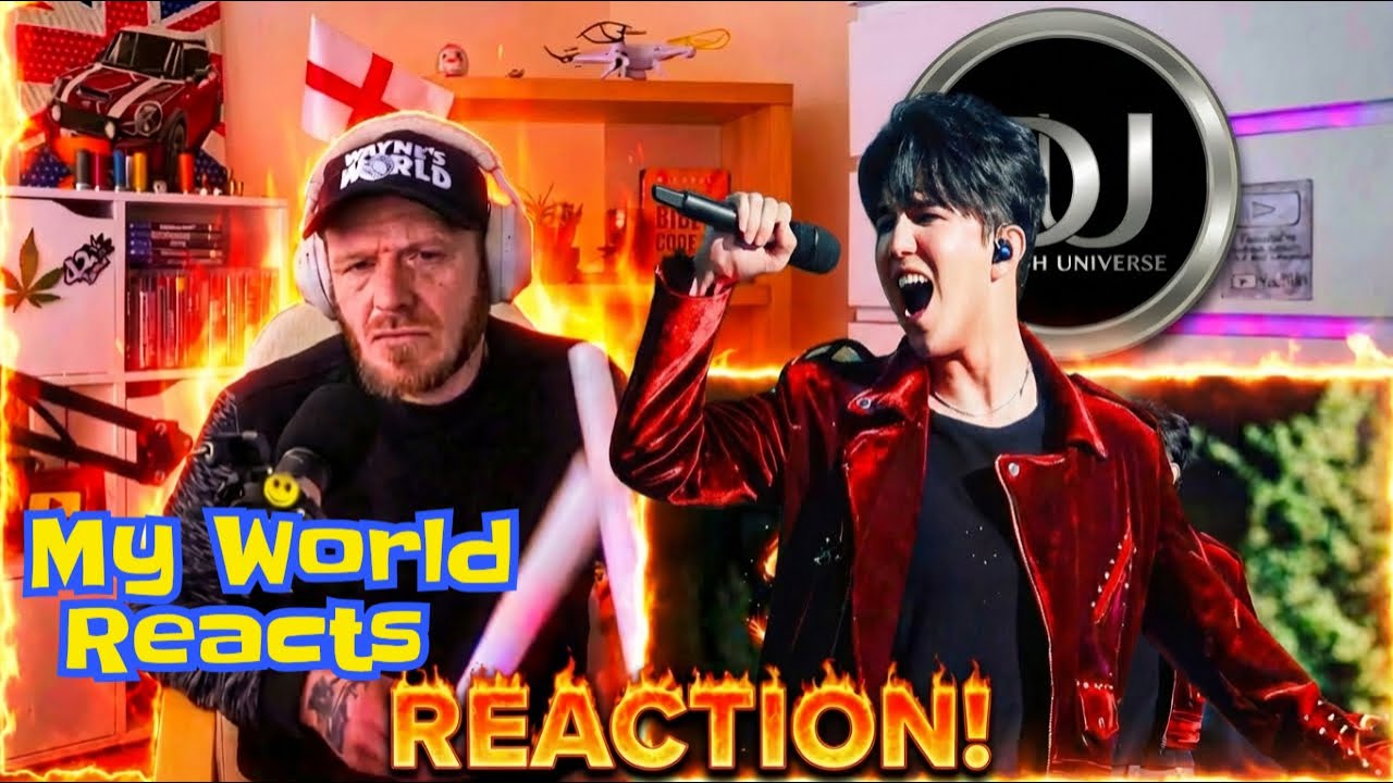 British Guy Reacts To DIMASH QUDAIBERGEN - FIRE (Live At Voice Beyond Horizon) 