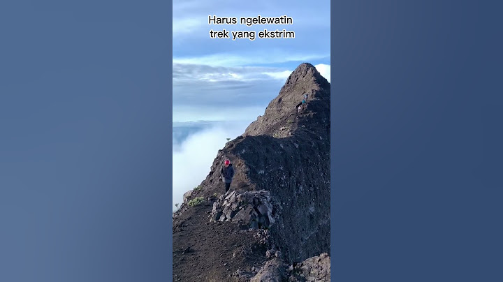 Gunung Raung via kali baru yang menyandang predikat Gunung paling exstrem di Pulau Jawa.