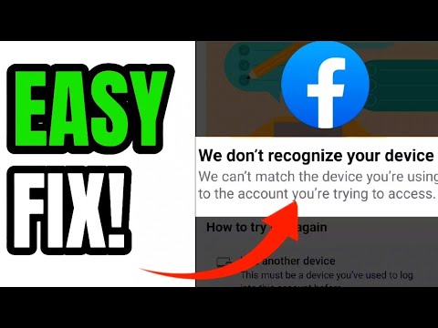 NEW! RECOVER FACEBOOK "WE DON'T RECOGNIZE YOUR DEVICE!" - YouTube