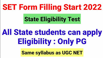 Good news !! SET Exam Notification 2021-22 | State Eligibility Test | UGC NTA NET JRF PhD | UGC NET