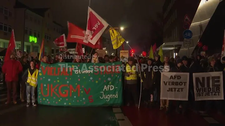 Thousands of protesters gather as German far-right party sets up new youth organization