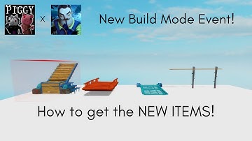 How to get NEW PIGGY BUILD MODE ITEMS! (Piggy x Secret Neighbor) | Roblox