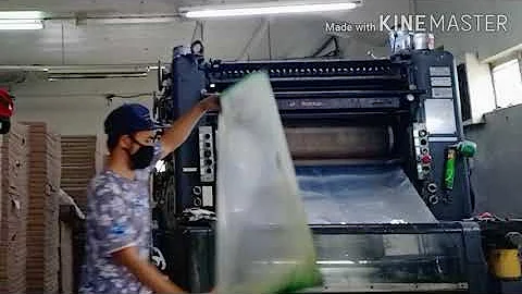 Plate Installation Offset Machine Heidelberg 2 Colors