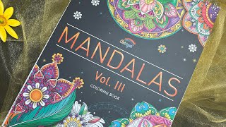 Mandalas Vol.3 By Colorya Coloring Book Flip Through