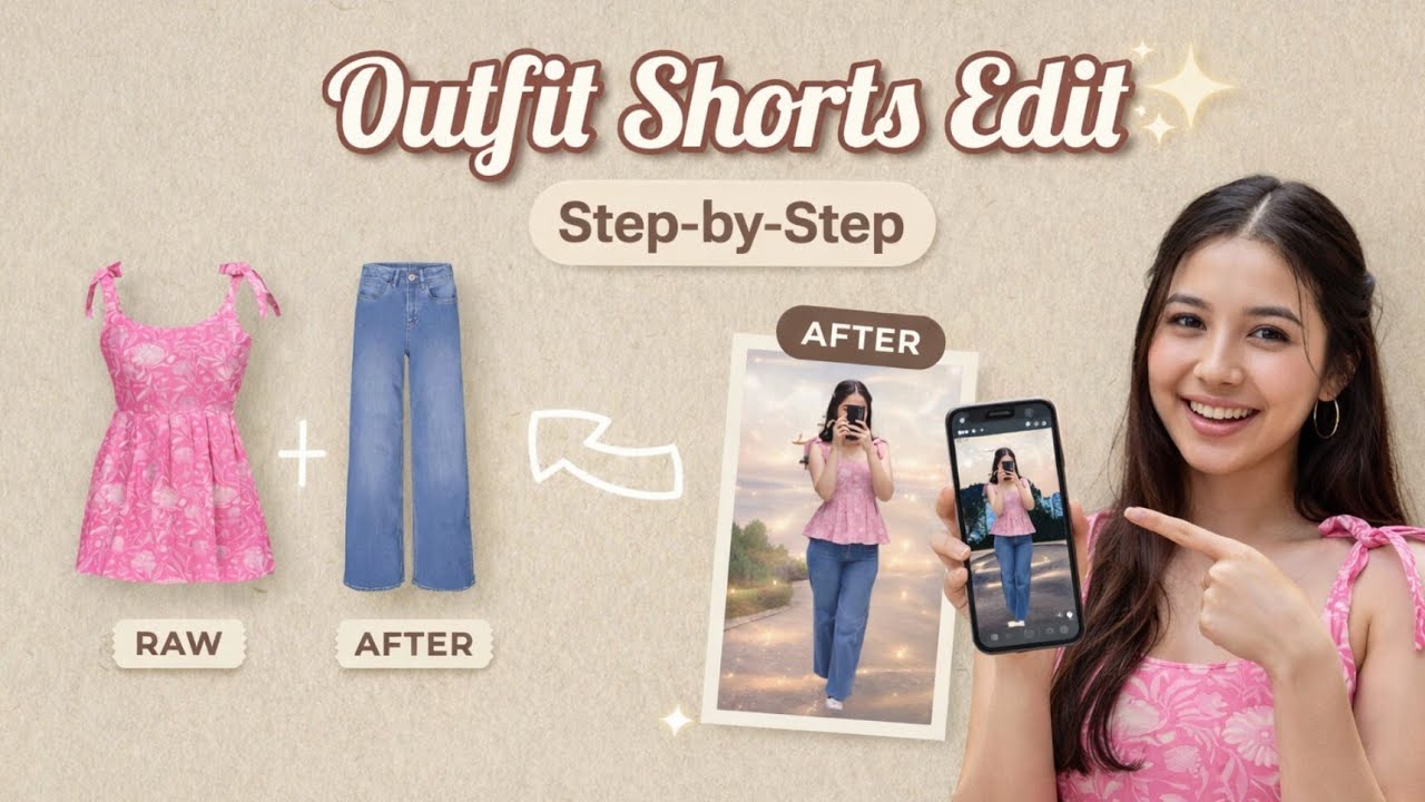 Outfit Video Tutorial 💗|| Step-by-Step Editing for Beginners || - YouTube