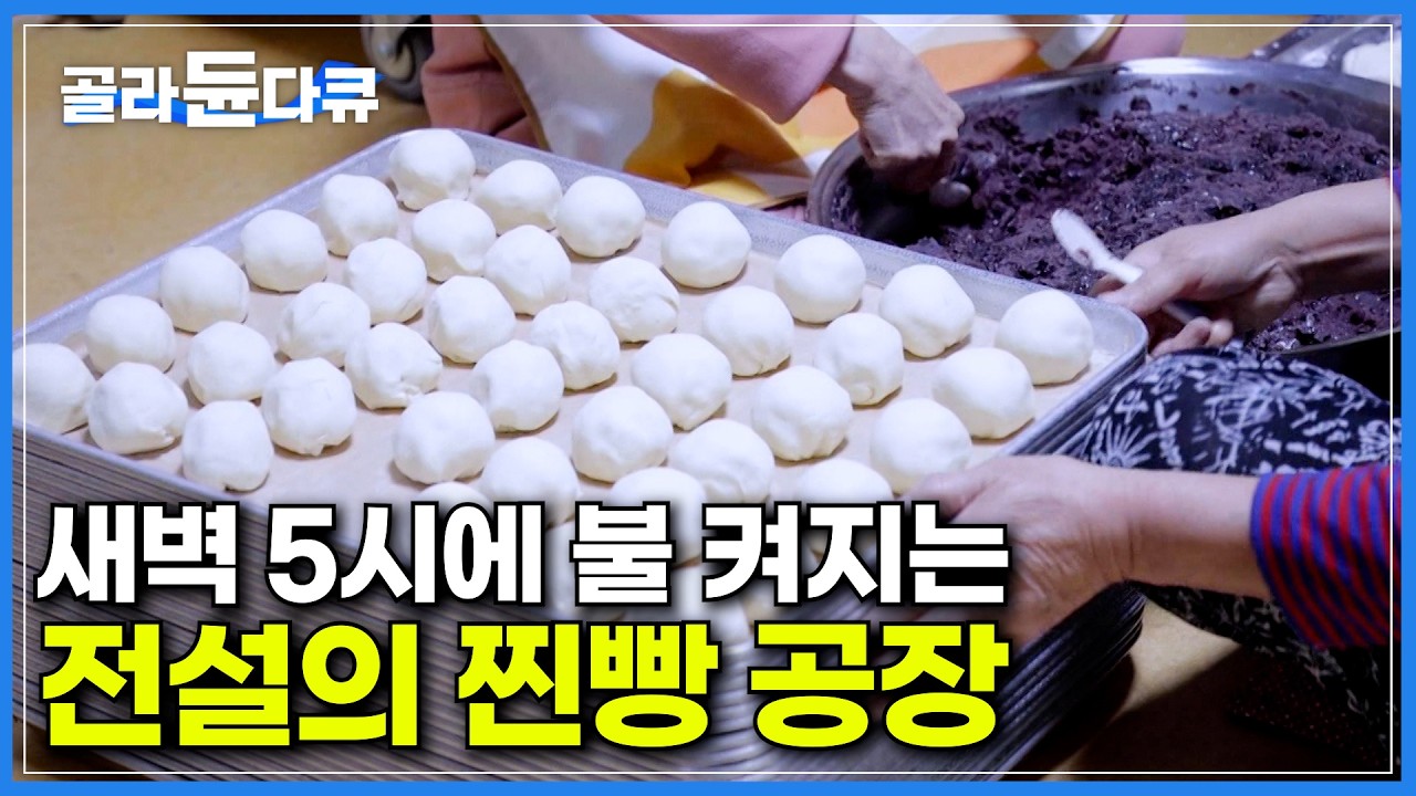 10년 전, 오늘, 10년 후 똑같은 맛을 내기 위해 예민하게 신경 쓴다는 경력 40년 찐빵 장인｜창고에 저장된 팥만 100가마｜안흥찐빵｜겨울철 국민 간식｜극한직업｜#골라듄다큐