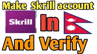 New Alternate Method To Create Skrill Account In Nepal 2020  Make Skrill Account In  2020 Nepal