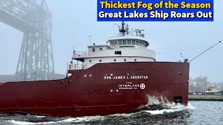 ⚓️ Thickest Fog of the Season: Great Lakes Ship Roars Out