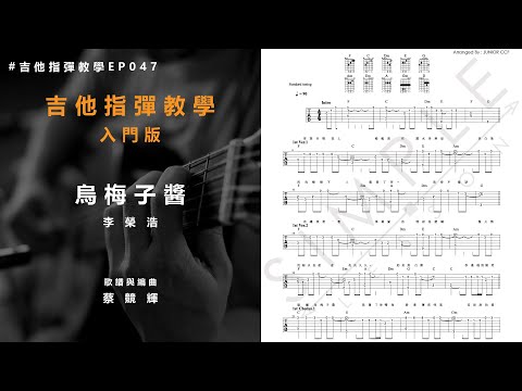 烏梅子醬 | 吉他指彈入門教學EP047 | 你老師