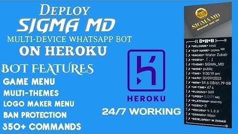 SIGMA MD WHATSAPP BOT HEROKU ┃FREE DEPLOY NEW BOT 2024┃ NEW WHATSAPP BOT┃FAST RESPONSE