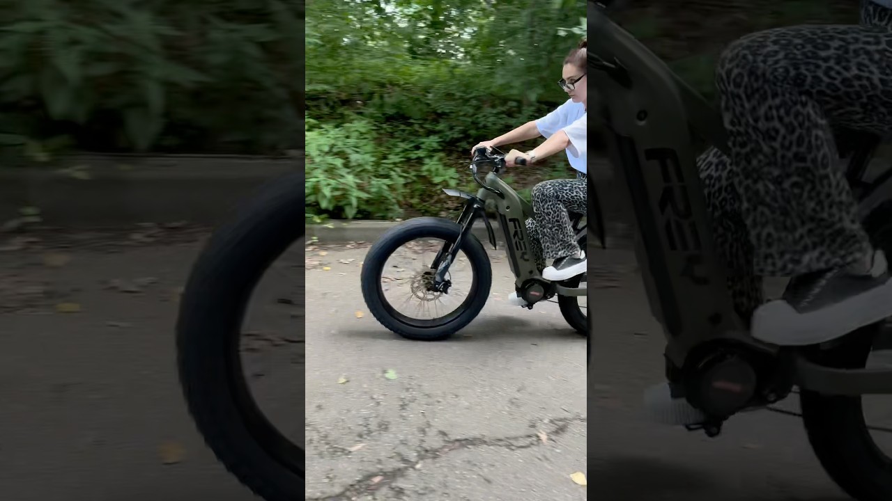 Этот электровел стал её стилем жизни 😍 FREY Hunter