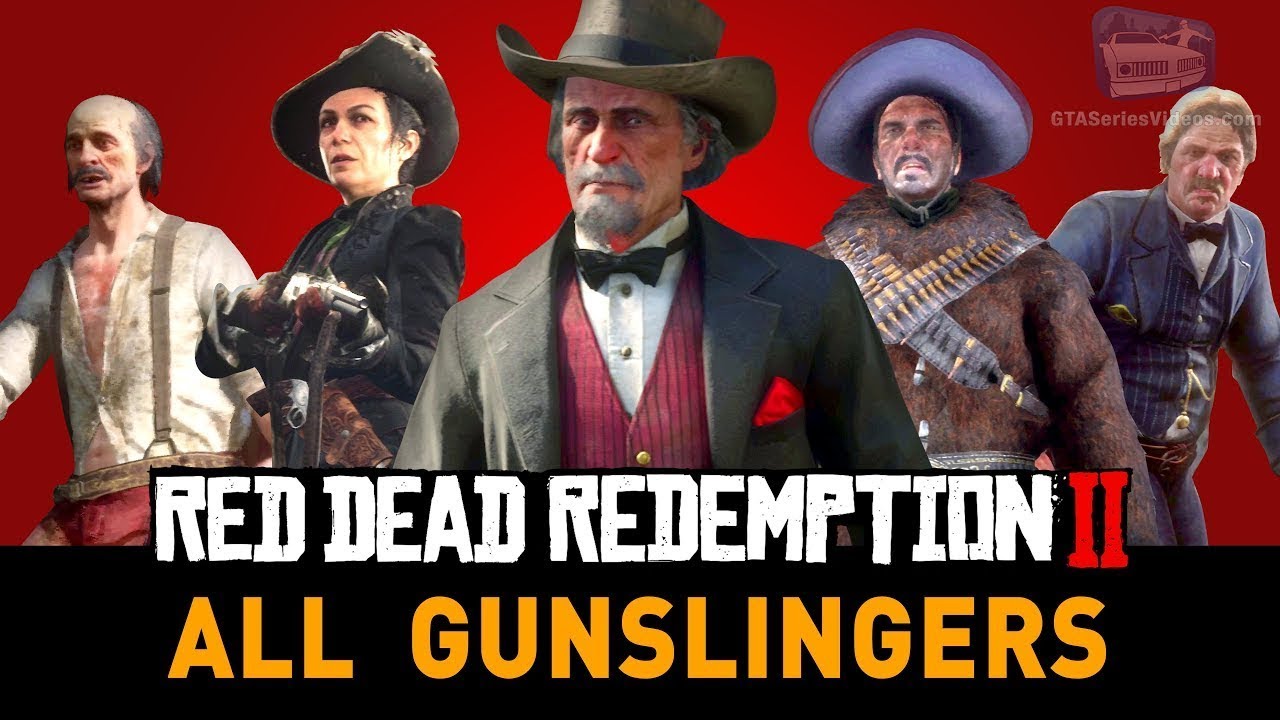ALL GUNSLINGERS IN RED DEAD REDEMPTION 2 (PC) YouTube
