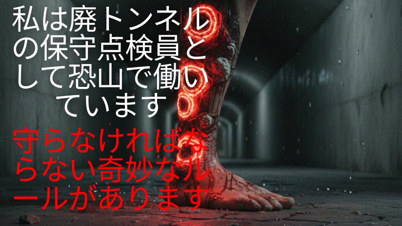 r/Nosleep | 私は廃トンネルの保守点検員として恐山で働いています。従うべき奇妙なルールがあります