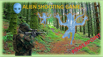 How to make a Game in PowerPoint! Alien Shooter Game [Tutorial]
