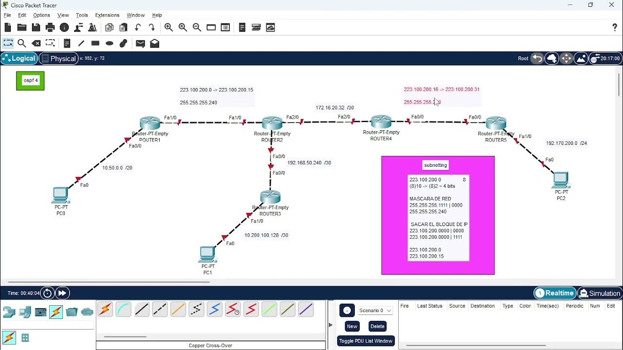 Video configuraci n de router con ospf 4 cisco packet tracer v8 2 1
