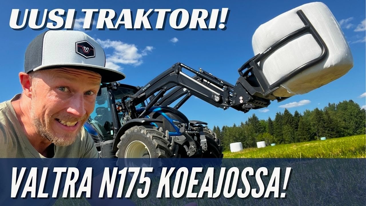 UUSI VALTRA KOEAJOSSA 💥 N175 ja maatilan työpäivä
