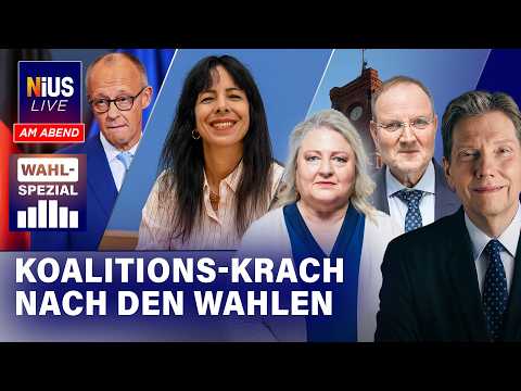 Der Tag danach - Kanzler Merz ist angezählt I NIUS Live am Abend WAHL-SPEZIAL 21.09.2026