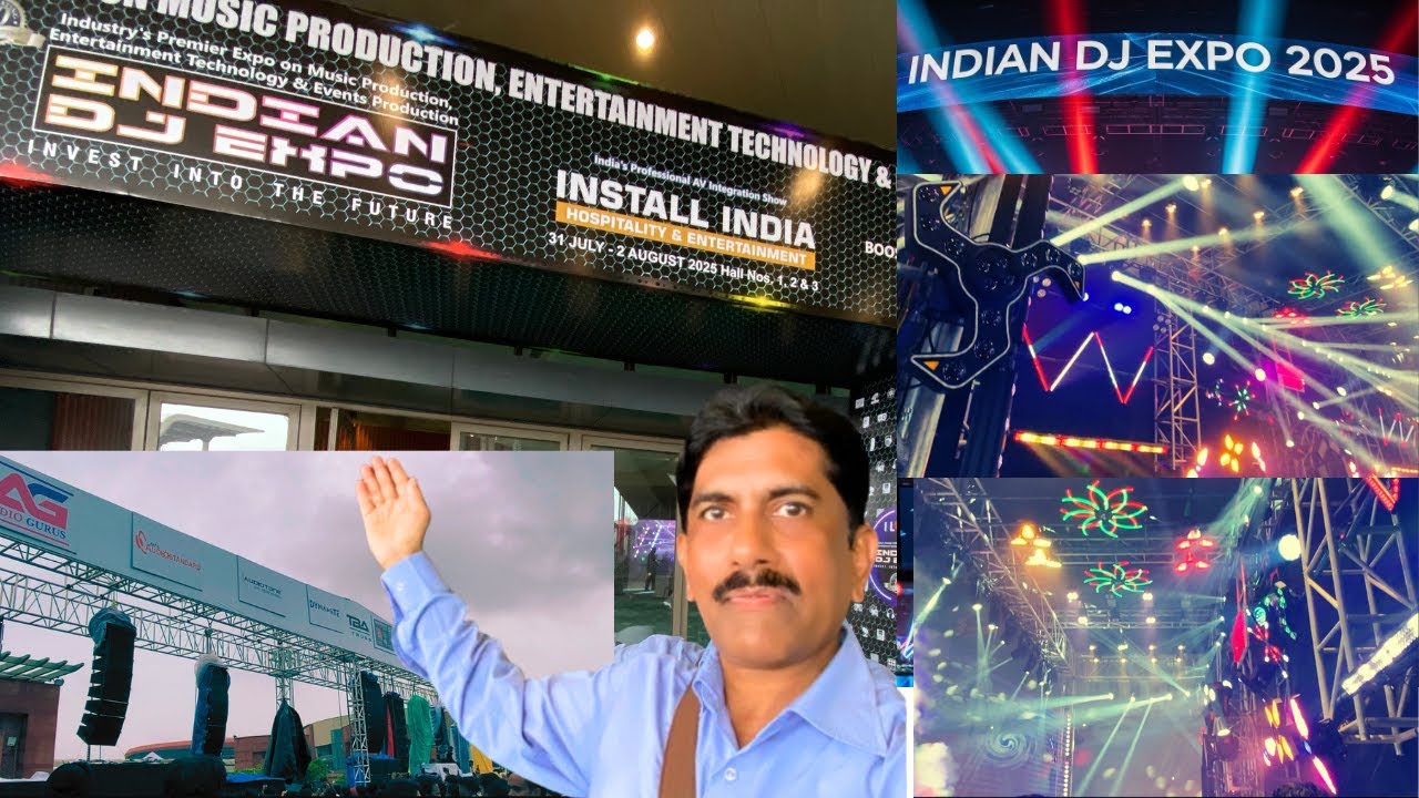 Lights, Sound, DJ || Indian DJ Expo 2025 || Biggest Light & Sound Expo at Pragati Maidan, Delhi ||