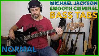 Accurate Bass Tabs Play Along | Smooth Criminal | Michael Jackson | PookLowEnd