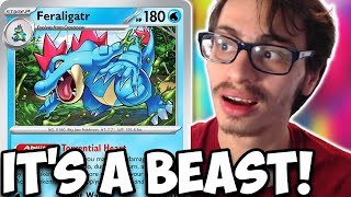 This NEW Feraligatr Is A BEAST! Best Single Prize Attacker, KO VSTARs Temporal Forces PTCGL