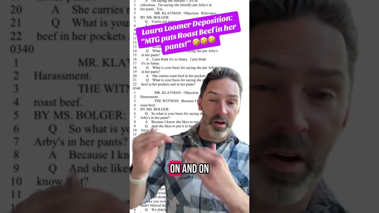 Laura Loomer Deposition MTG Puts Past Beef In Her Pants What Maga Lauraloomer Roastbeef