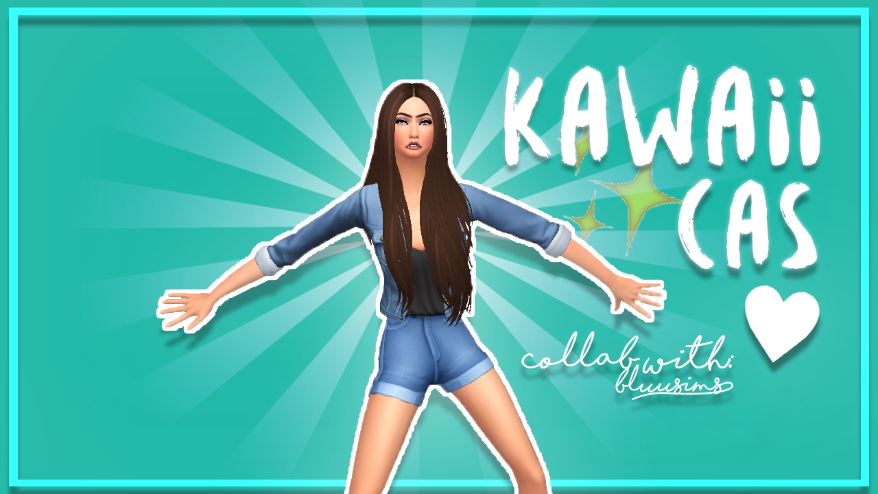 Sims 4 Cas Kawaii Inspired Collab With Bluusims Youtube