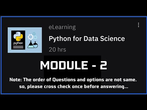 Module-2 Python Data Structures||Python for Data Science #ibm #eduskills #edunet