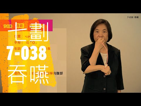 臺灣手語語料彙整【吞嚥】7 038