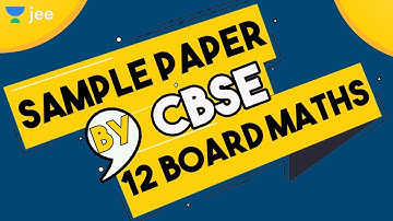Maths Sample Paper | Solutions | CBSE | Board Exam | 2020 | Unacademy | Nishant Sir | Sameer Sir
