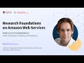 Research foundations on amazon web services with paul saxman