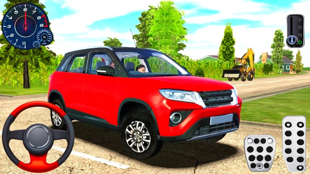 Indian Car Simulator 🚗 💥 - Driving Maruti Suzuki Brezza - Gameplay 228 - Alpha Mobile gaming