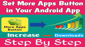 How To Set More Apps Button In Android App (More Apps kaise lagaye) - thunkable tutorial in hindi