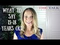 What Kids Need To Know About Sex 13 18 Years Old 