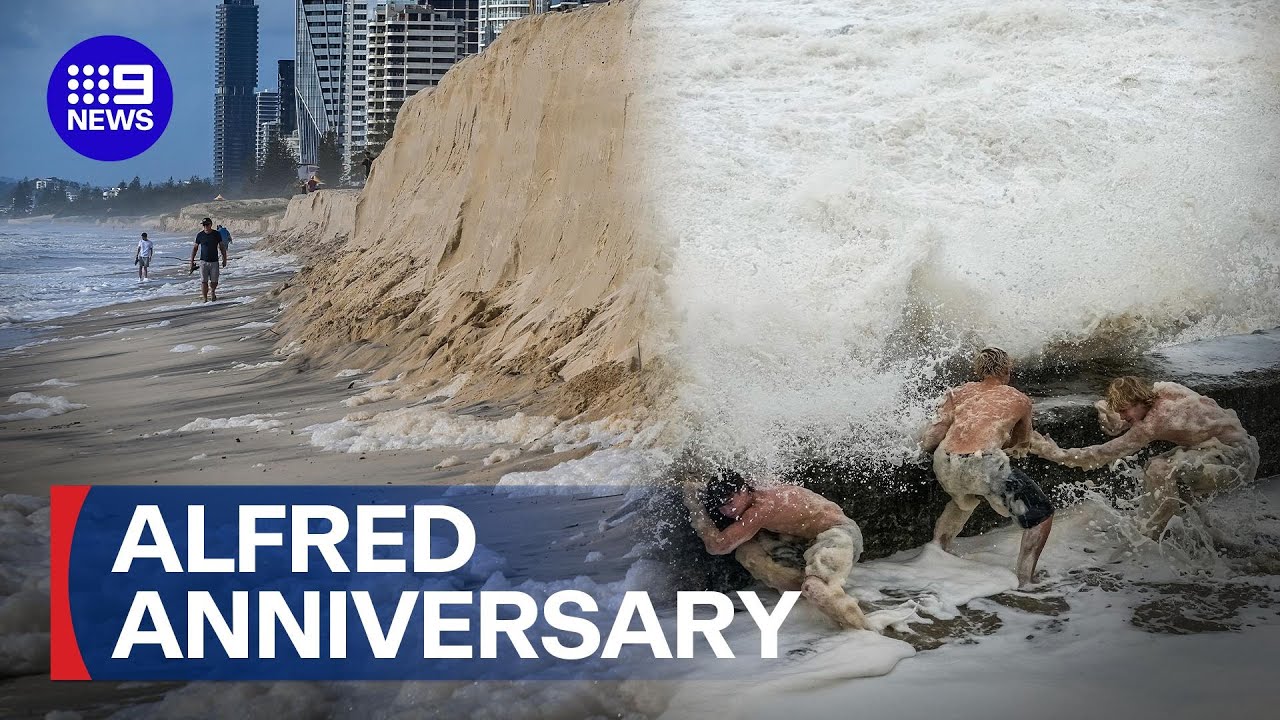 Repairs still ongoing, one year on from Tropical Cyclone Alfred | 9 News Australia