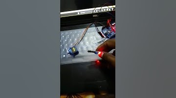 Arduino project using servo motor with ir sensor #electronics_project