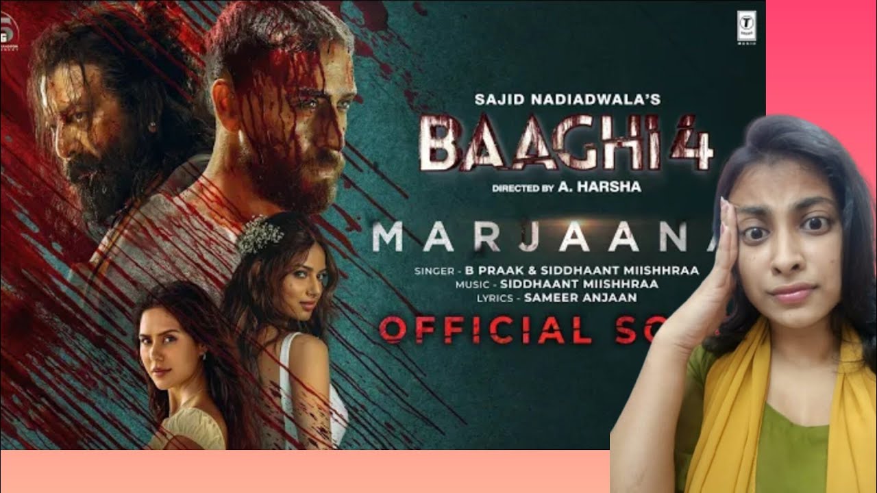 Baaghi 4: Marjaana (Song) | Review | Tiger S, Harnaaz, Sanjay, Sonam #baaghi4 #tigershroff #tseries