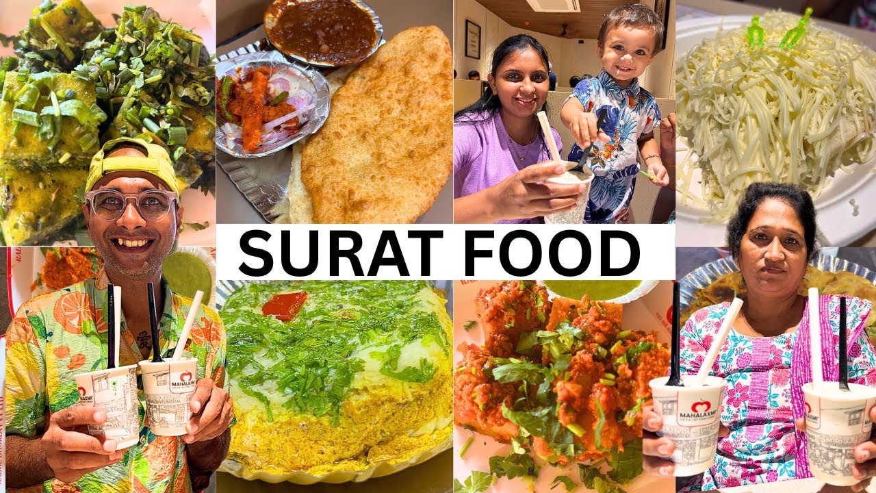 Surat BEST Food in Adajan | American Thick Shake ,Radhe Dhokla ,Pahelvanjee's Chhole , & mores