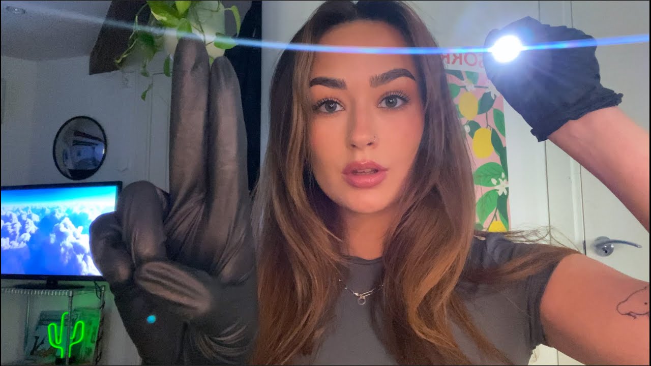 [ASMR] a 10 minute FAST eye exam 👀🔦