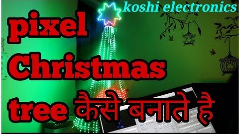 #pixeltree #christmastree how to make Pixel Christmas tree