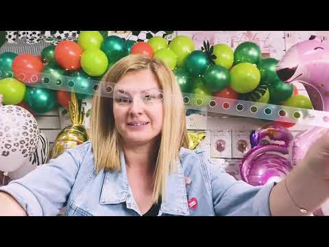 Video: Ako Si Vyrobiť Girlandu Z Balónov