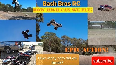 Big Bashing Session with Bash Bros RC - Arrma Mojave V2 -Kraton 8s- Notorious 6s- Traxxas Xmaxx