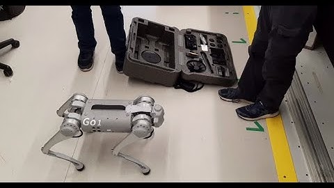 Unboxing Unitree Go 1 Edu quadruped robot dog