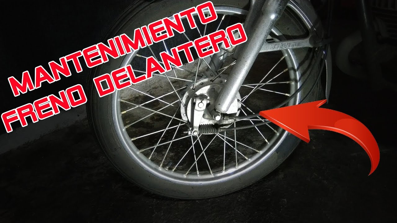 Mantenimiento freno delantero - Suzuki AX100