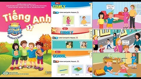 TIẾNG ANH LỚP 1, i LEARN SMART START 1, REVIEW 1&2. BÀI ÔN TỪ VÀ CÂU, UNITS 1&2.