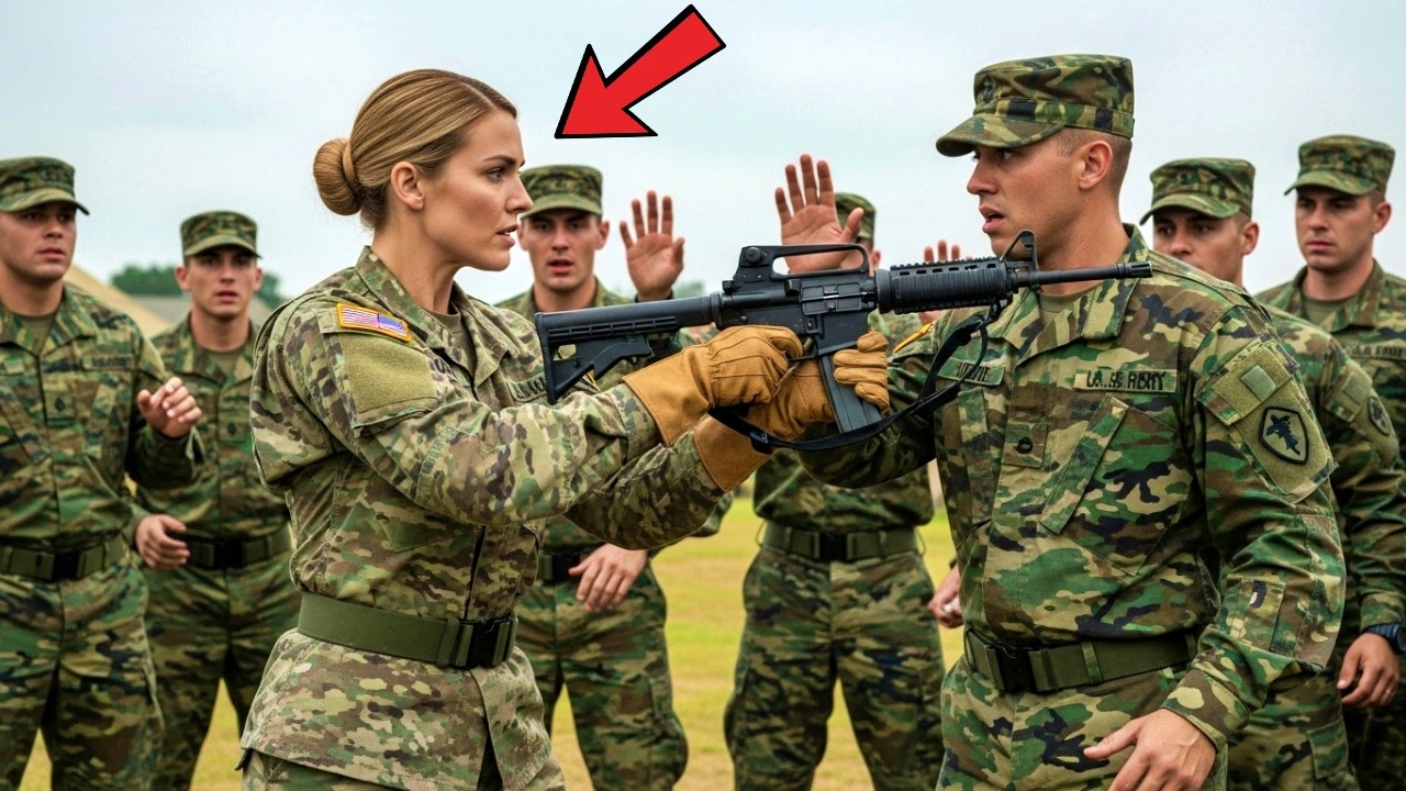 La confundieron con una cocinera — hasta que desarmó al capitán y tomó el control del escuadrón.