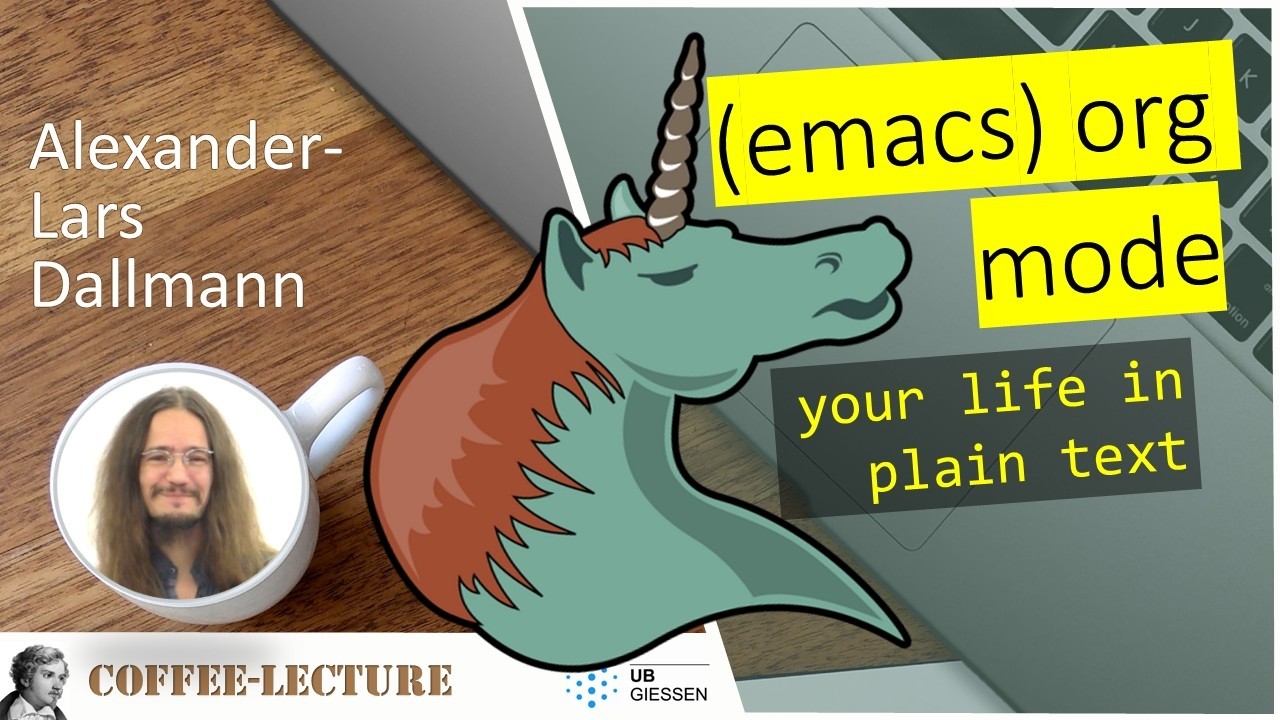(emacs) org mode - your life in plain text - YouTube