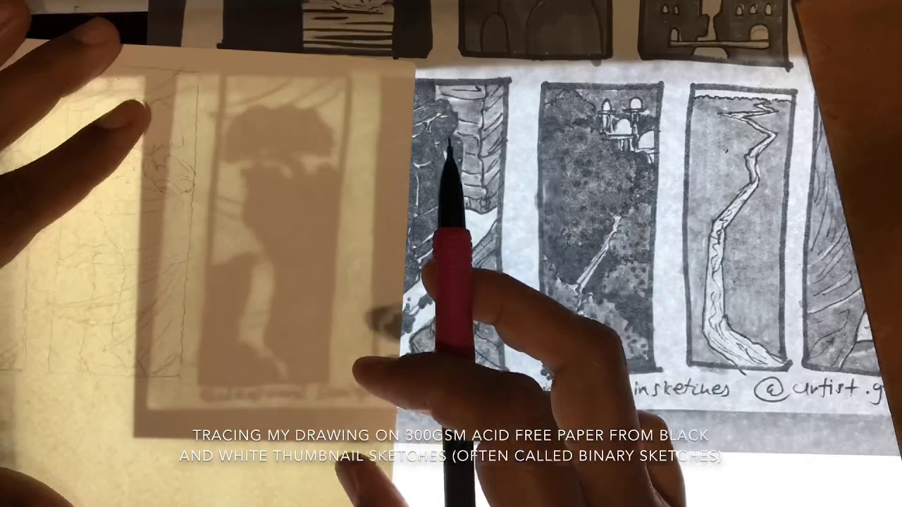 Colorfulinktober with Artist Gunja | Background Design and Painting Color Keys | Inktober 2019