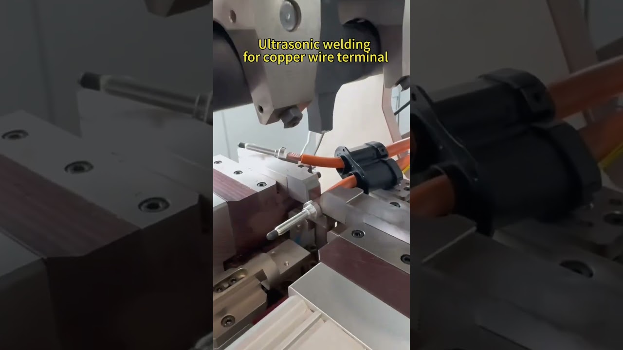 Need Perfect Copper Wire-to-Terminal Connections? See Ultrasonic Welding in Action! 