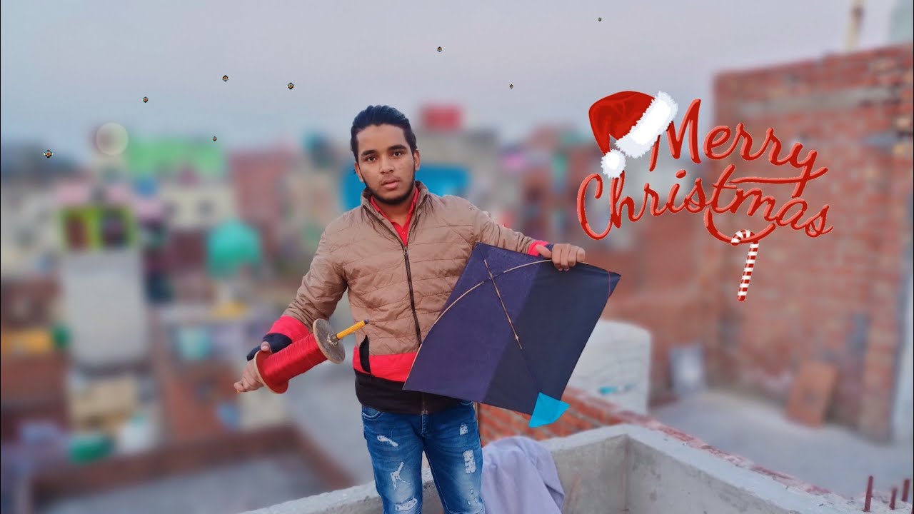 Kite Fighting On Christmas⛄ Kite Cutting | Kite Flying 2022 |