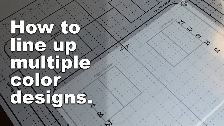 How to line up multiple color designs on your screen. | by Screenprintdirect.com